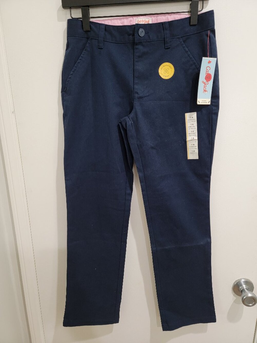 Girls' Straight Fit Uniform Pants - Cat & Jack